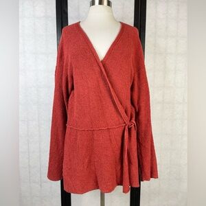 Flax Terracotta Knit Sweater